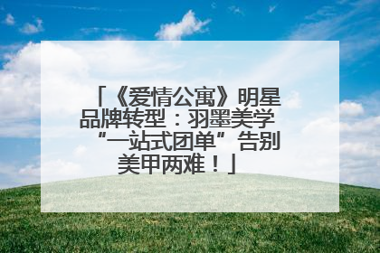 《爱情公寓》明星品牌转型：羽墨美学“一站式团单”告别美甲两难！