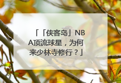 「侠客岛」NBA顶流球星，为何来少林寺修行？