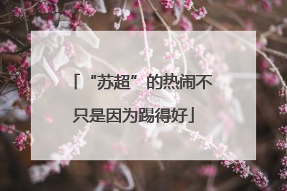 “苏超”的热闹不只是因为踢得好