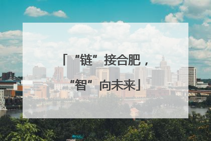 “链”接合肥，“智”向未来