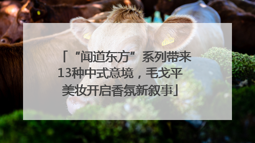 “闻道东方”系列带来13种中式意境，毛戈平美妆开启香氛新叙事