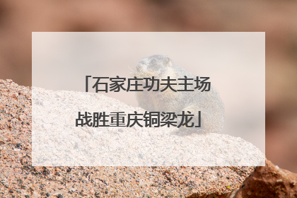 石家庄功夫主场战胜重庆铜梁龙