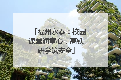 福州永泰：校园课堂润童心，高铁研学筑安全
