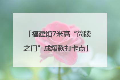福建馆7米高“简牍之门”成爆款打卡点