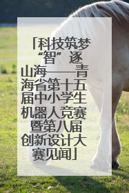 科技筑梦 “智”逐山海——青海省第十五届中小学生机器人竞赛 暨第八届创新设计大赛见闻