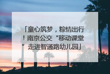 童心筑梦，粽情出行！南京公交“移动课堂”走进智通路幼儿园