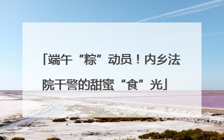 端午“粽”动员！内乡法院干警的甜蜜“食”光