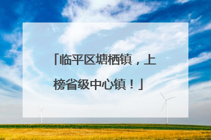 临平区塘栖镇，上榜省级中心镇！