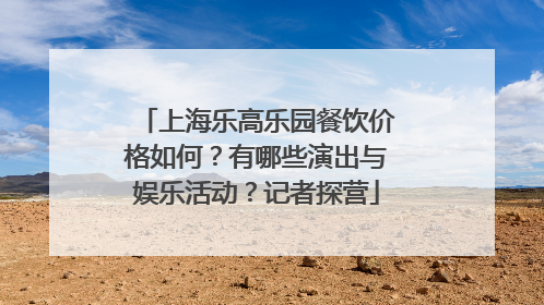 上海乐高乐园餐饮价格如何？有哪些演出与娱乐活动？记者探营