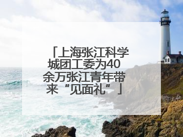 上海张江科学城团工委为40余万张江青年带来“见面礼”