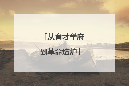 从育才学府到革命熔炉