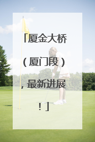 厦金大桥（厦门段），最新进展！