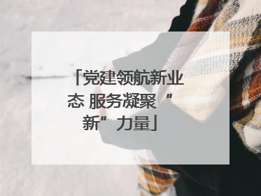 党建领航新业态 服务凝聚“新”力量