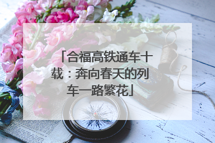 合福高铁通车十载：奔向春天的列车一路繁花