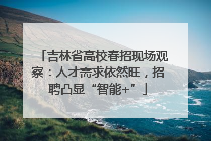 吉林省高校春招现场观察：人才需求依然旺，招聘凸显“智能+”