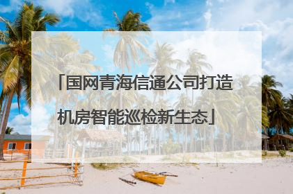 国网青海信通公司打造机房智能巡检新生态