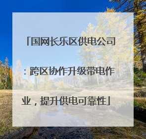 国网长乐区供电公司：跨区协作升级带电作业，提升供电可靠性