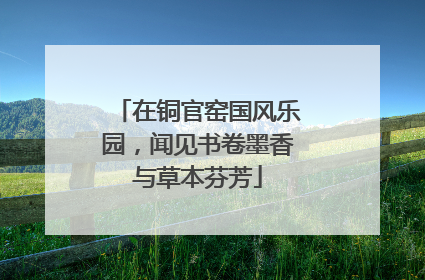 在铜官窑国风乐园，闻见书卷墨香与草本芬芳