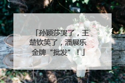 孙颖莎哭了，王楚钦笑了，潘展乐金牌“批发”！