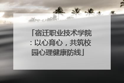 宿迁职业技术学院：以心育心，共筑校园心理健康防线