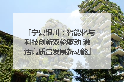 宁夏银川：智能化与科技创新双轮驱动 激活高质量发展新动能