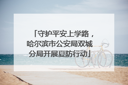 守护平安上学路，哈尔滨市公安局双城分局开展夏防行动