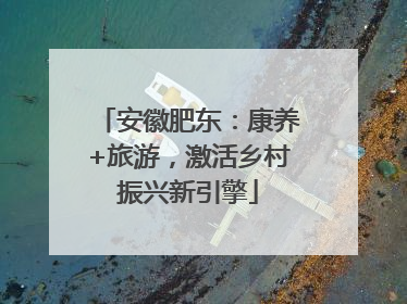 安徽肥东：康养+旅游，激活乡村振兴新引擎