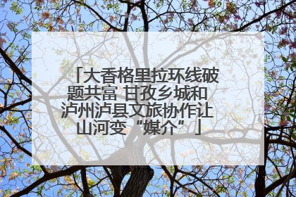 大香格里拉环线破题共富 甘孜乡城和泸州泸县文旅协作让山河变“媒介”