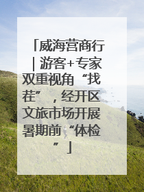 威海营商行｜游客+专家双重视角“找茬”，经开区文旅市场开展暑期前“体检”