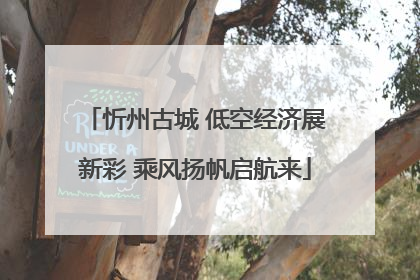 忻州古城 低空经济展新彩 乘风扬帆启航来