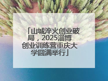 山城淬火创业破局，2025淄博创业训练营重庆大学圆满举行
