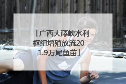 广西大藤峡水利枢纽增殖放流201.9万尾鱼苗