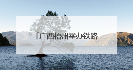 广西梧州举办铁路开放日 民众感受铁路发展新变化