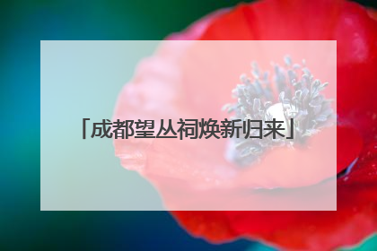 成都望丛祠焕新归来