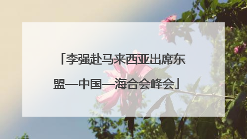 李强赴马来西亚出席东盟—中国—海合会峰会