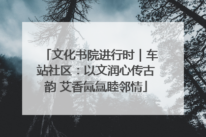 文化书院进行时｜车站社区：以文润心传古韵 艾香氤氲睦邻情