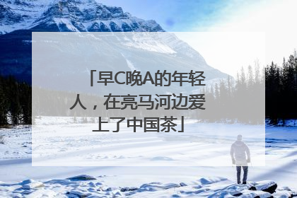 早C晚A的年轻人，在亮马河边爱上了中国茶
