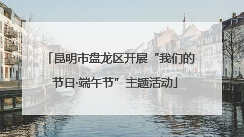 昆明市盘龙区开展“我们的节日·端午节”主题活动