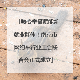 暖心举措赋能新就业群体！南京市网约车行业工会联合会正式成立