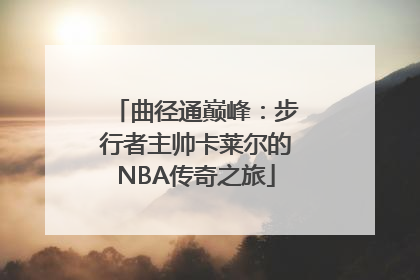 曲径通巅峰：步行者主帅卡莱尔的NBA传奇之旅