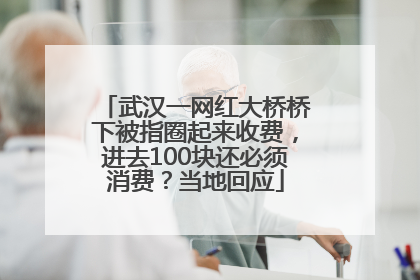武汉一网红大桥桥下被指圈起来收费，进去100块还必须消费？当地回应