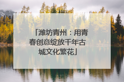 潍坊青州：用青春创意绽放千年古城文化繁花