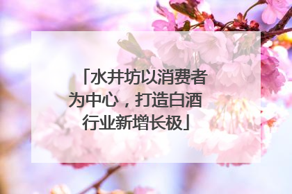 水井坊以消费者为中心，打造白酒行业新增长极