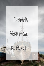 河南传统体育宜阳竞秀