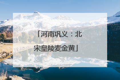 河南巩义：北宋皇陵麦金黄