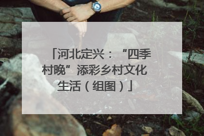河北定兴：“四季村晚”添彩乡村文化生活（组图）