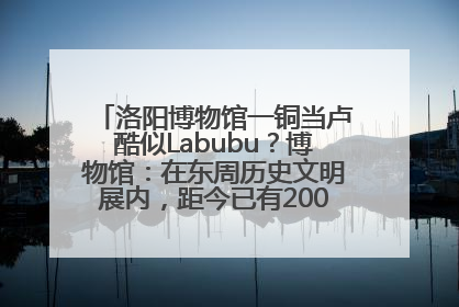 洛阳博物馆一铜当卢酷似Labubu？博物馆：在东周历史文明展内，距今已有2000多年历史