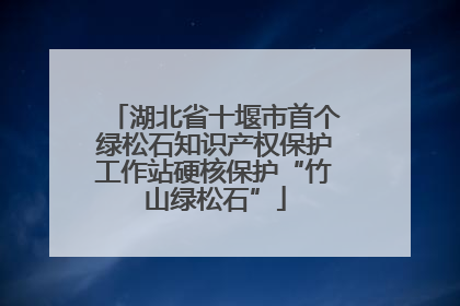 湖北省十堰市首个绿松石知识产权保护工作站硬核保护“竹山绿松石”