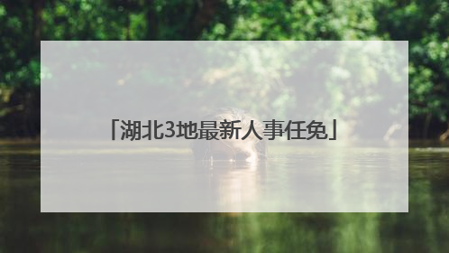 湖北3地最新人事任免
