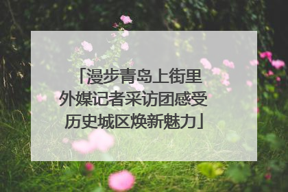 漫步青岛上街里 外媒记者采访团感受历史城区焕新魅力